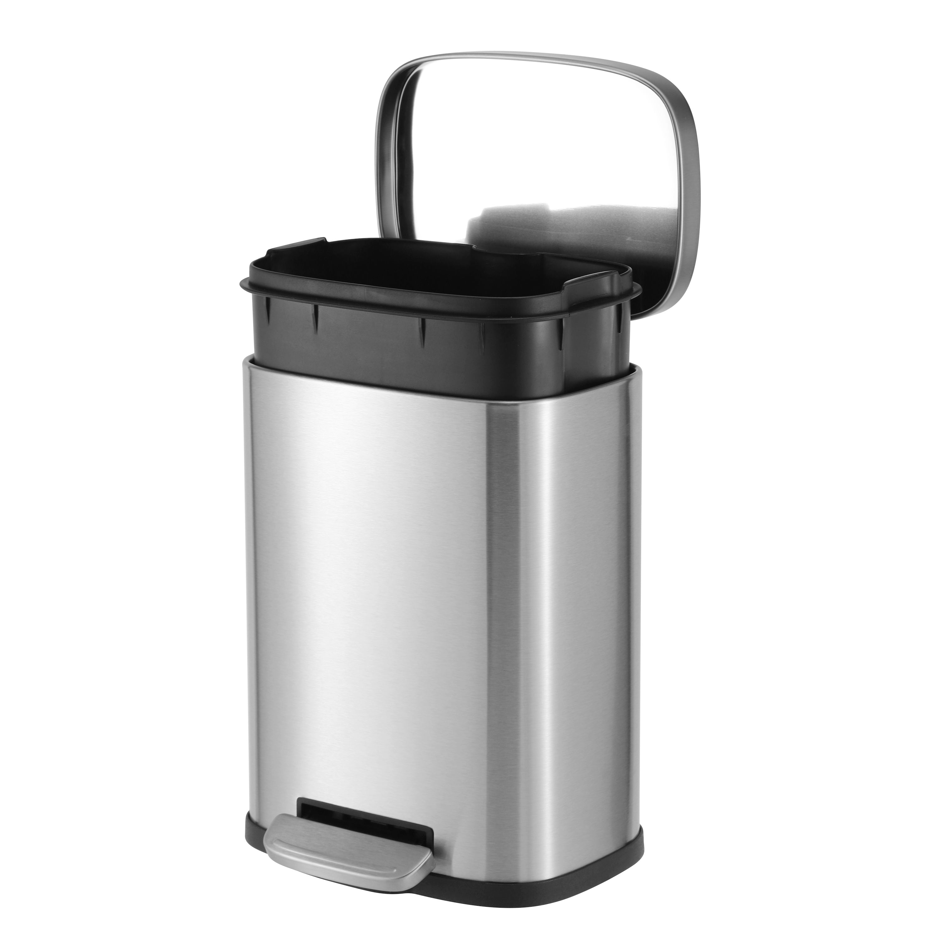 5 L Rectangle Steel Pedal Bin | Modena