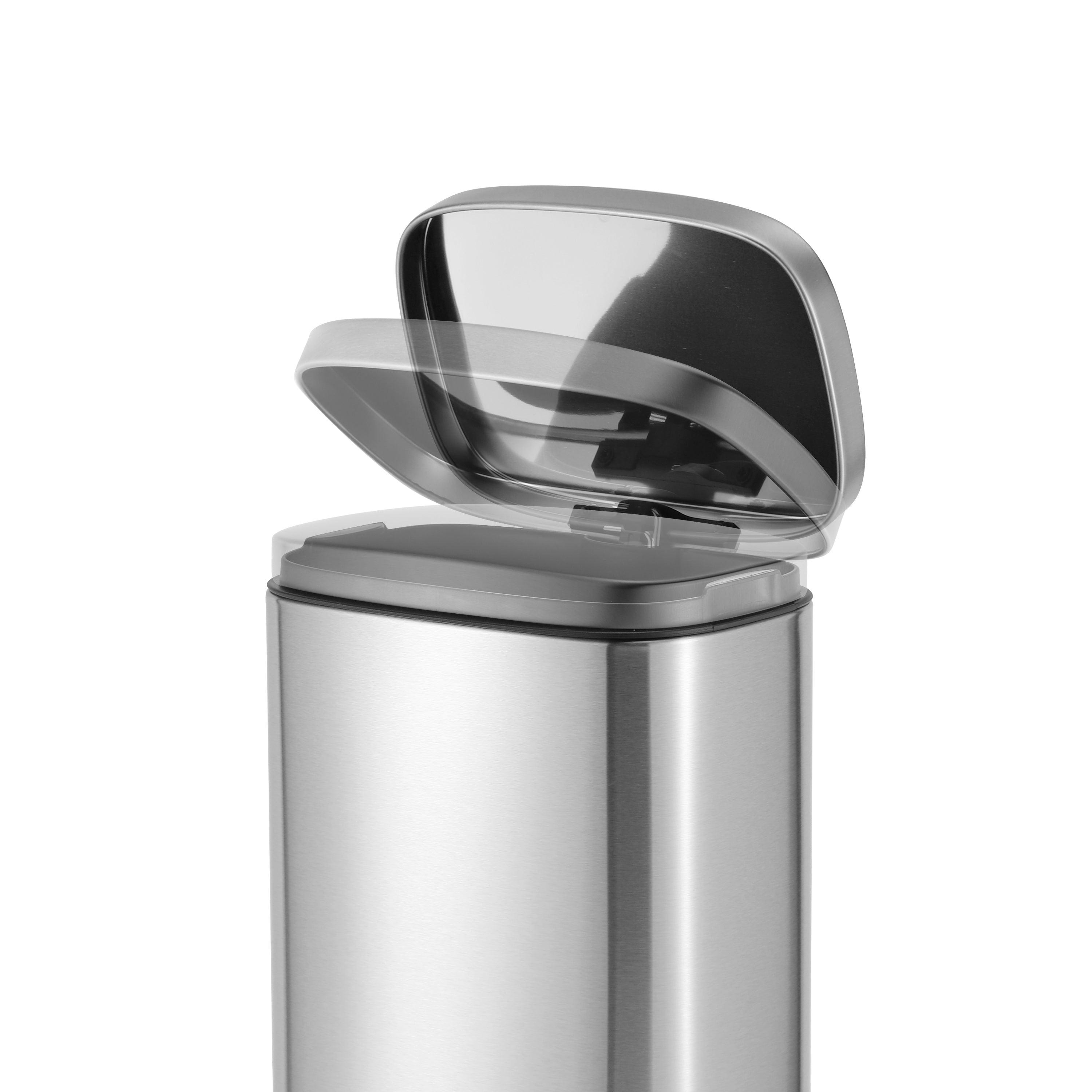 5 L Rectangle Steel Pedal Bin | Modena