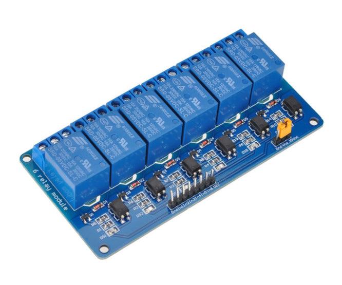 6 Ch Relay Module 12 V Coils Relay Md0550 - Livestainable.co.za