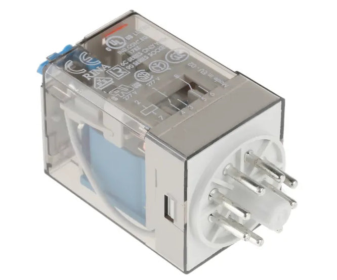 Relay Dpdt 10 A 24 Vdc Round 8 Pin 60.12.9.024.0040