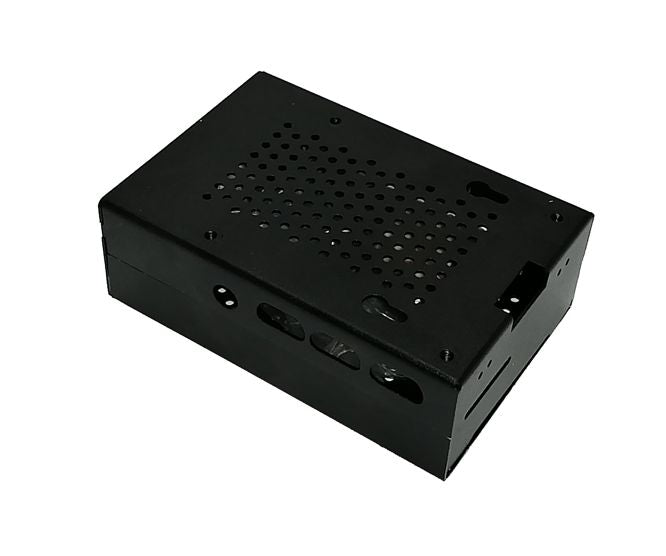 Rpi Aluminum Alloy Box + Fan 91 X62 X32 Mm Black 60520146