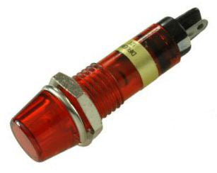 Indicator 12 V Led Red D=7mm, 607 3132 130 F