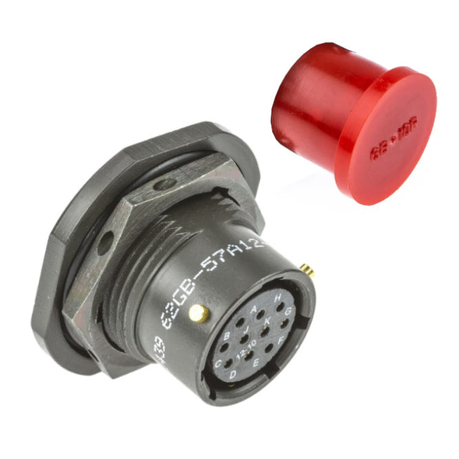 Circular Connector Socket Mil Spec Size 12 10 W 62 Gb 57 A12 10 Sn