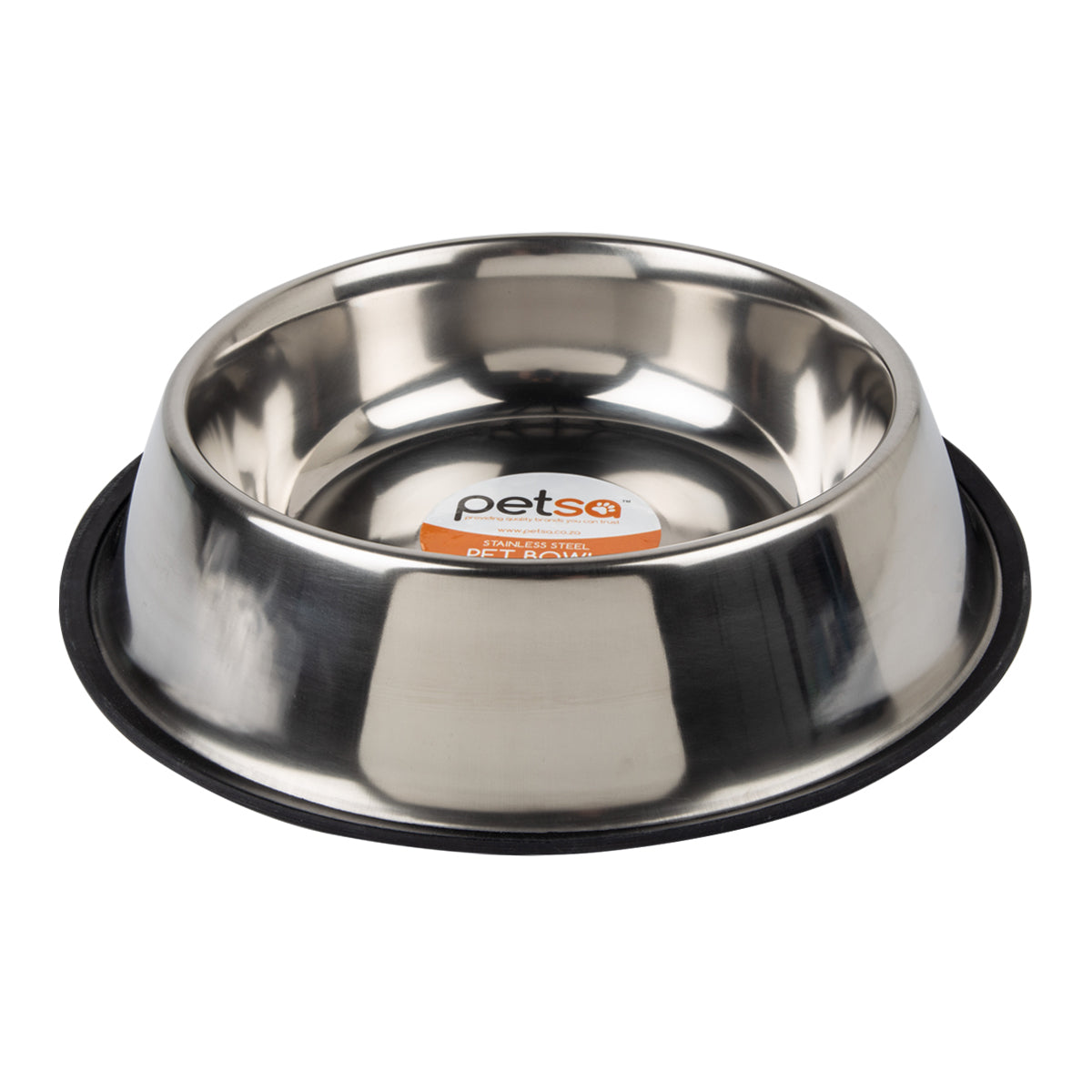 Dog Bowl S/Steel Non Tip Anti Skid 34 Cm / 1980 Ml