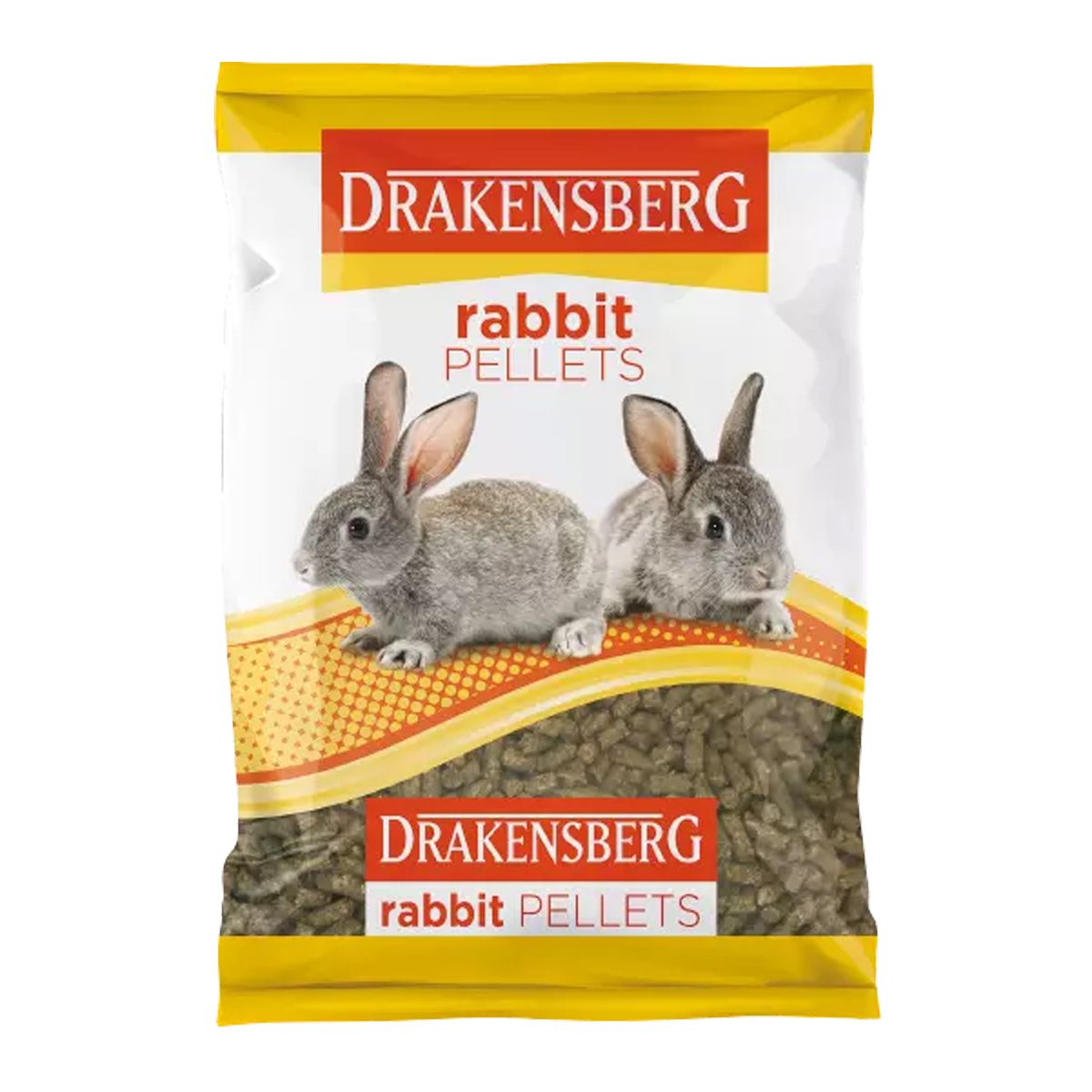 Drakensberg Yellow Bag Pellets Rabbit 5 Kg