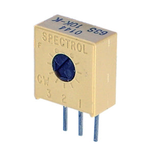 Trimpot Potentiometer S Adj V Mnt S/T 10 E 63 S100