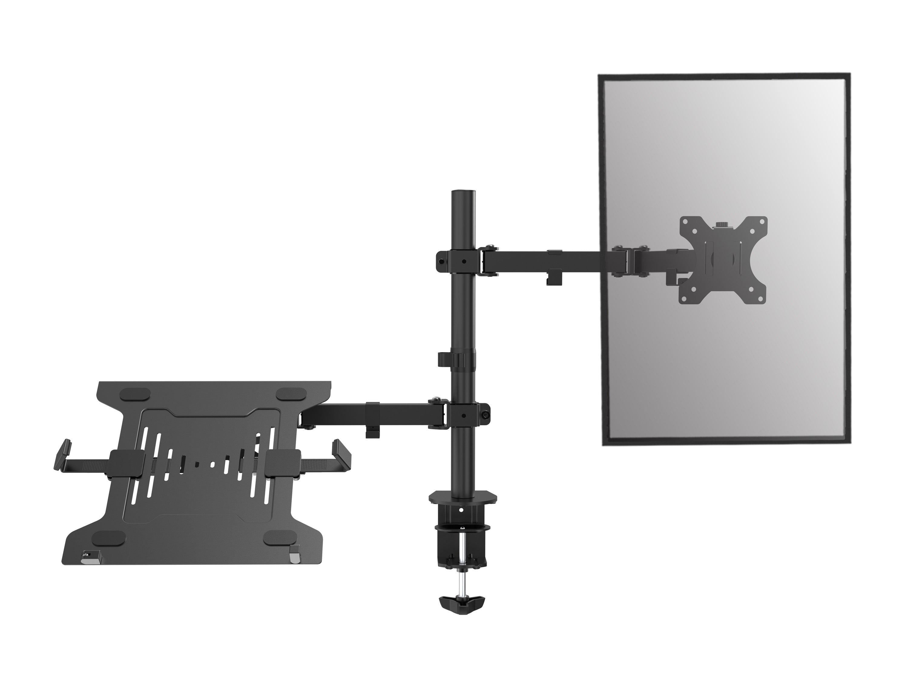 Equip Articulating Dual Arm Desk Mount Bracket for 13"-32" Monitors
