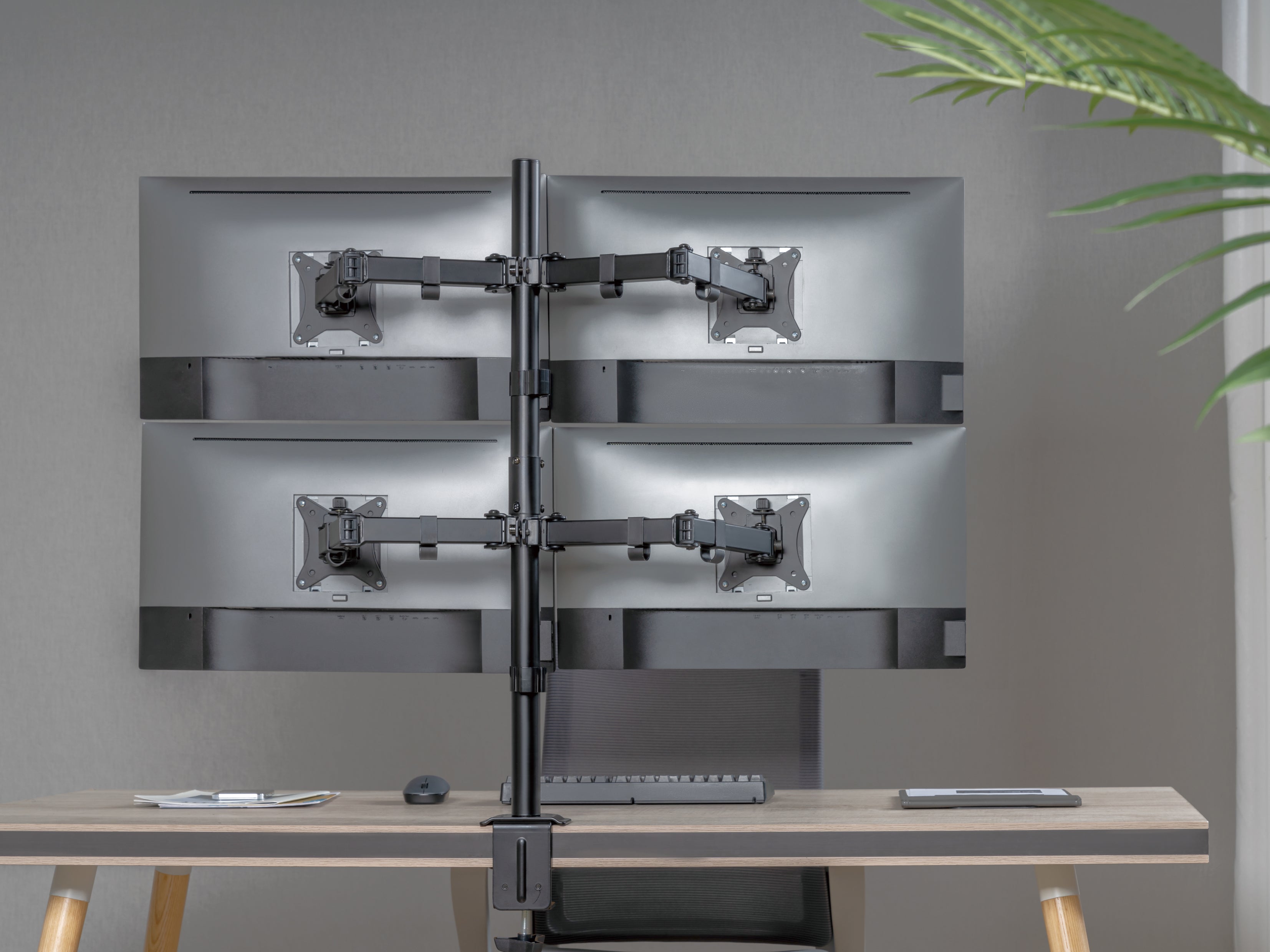 Equip Desk 17"-32" Quad Monitor Mount Bracket