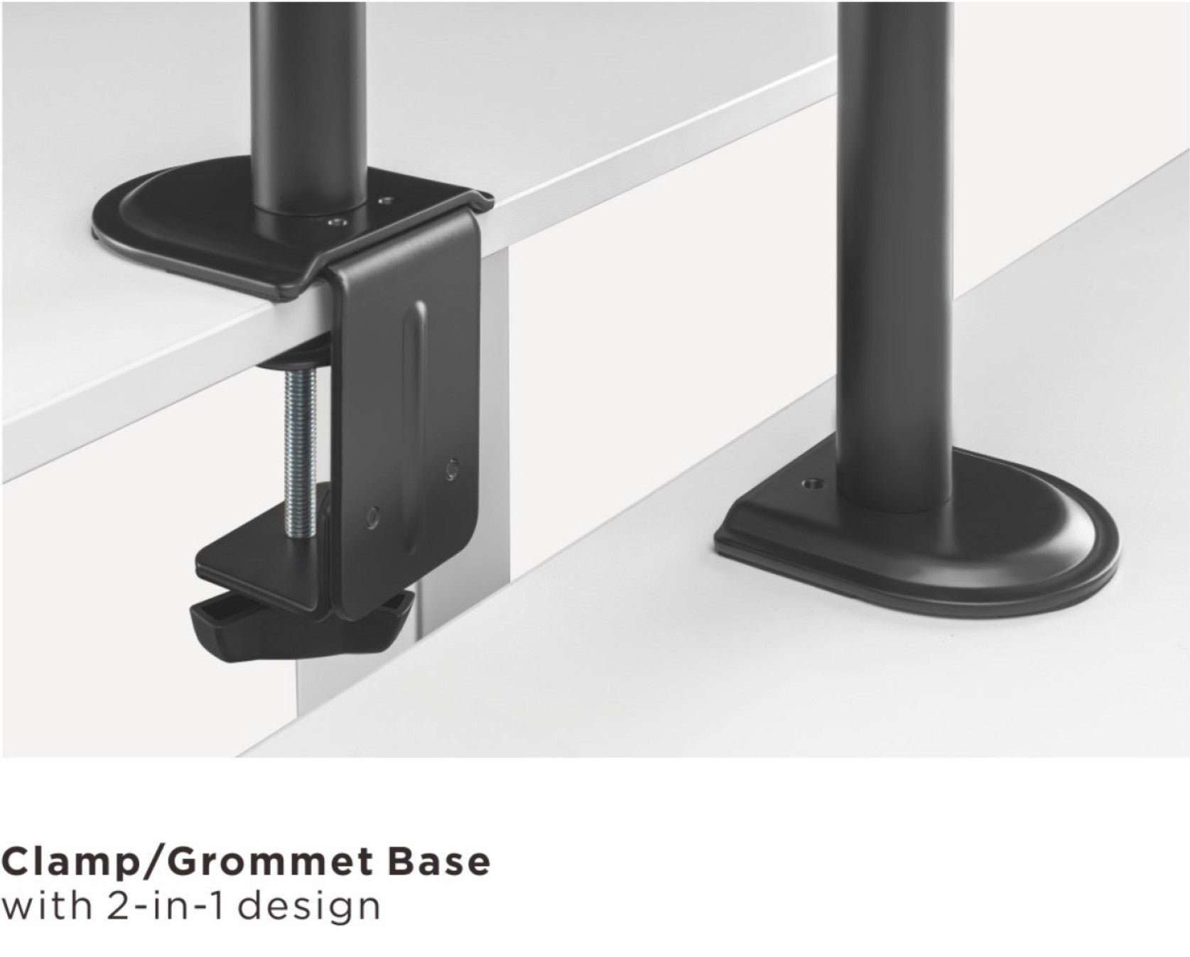 Equip Desk 17"-32" Quad Monitor Mount Bracket