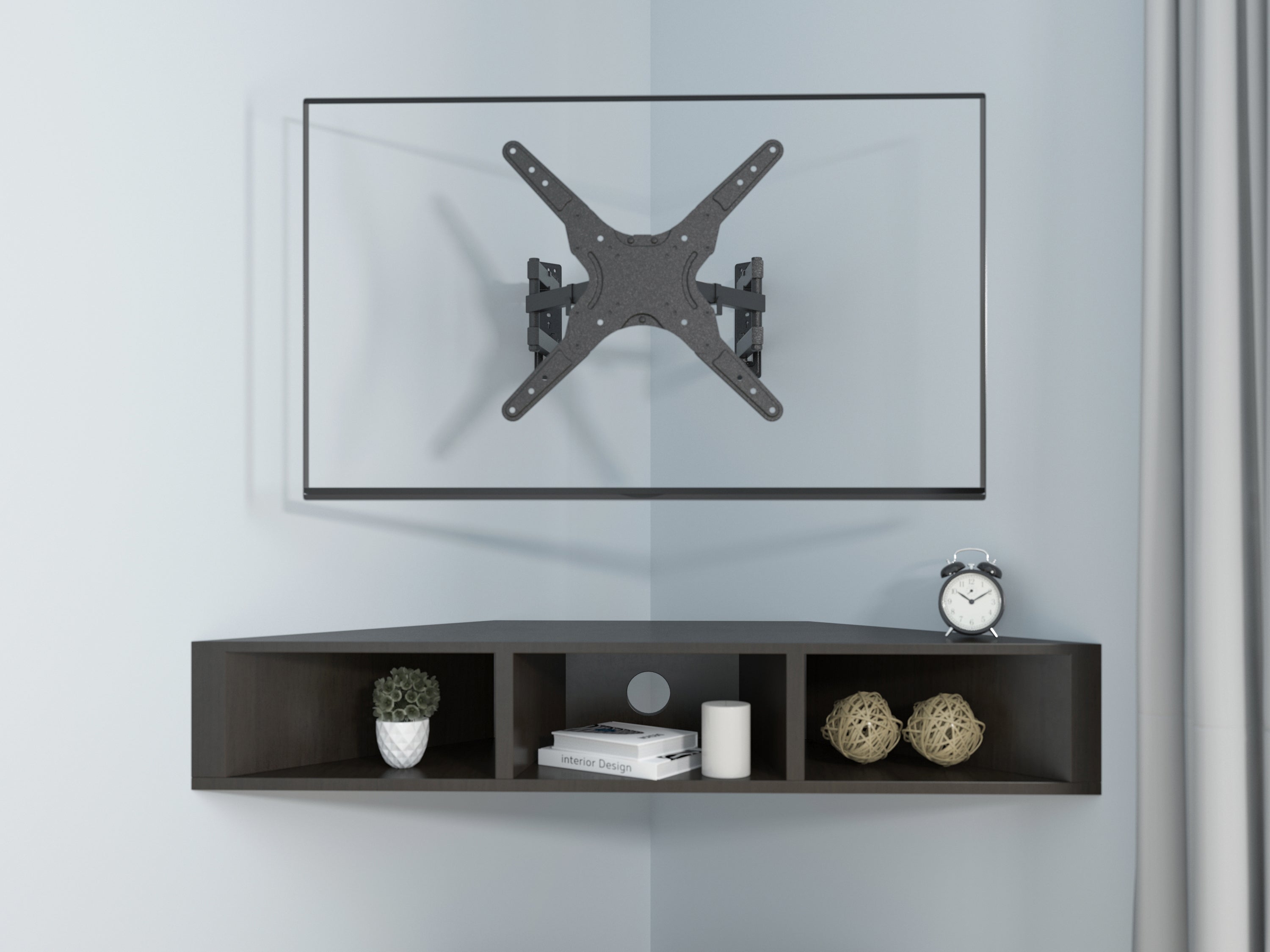 Equip 23-55 Inch Full Motion Corner Wall Mount TV Bracket