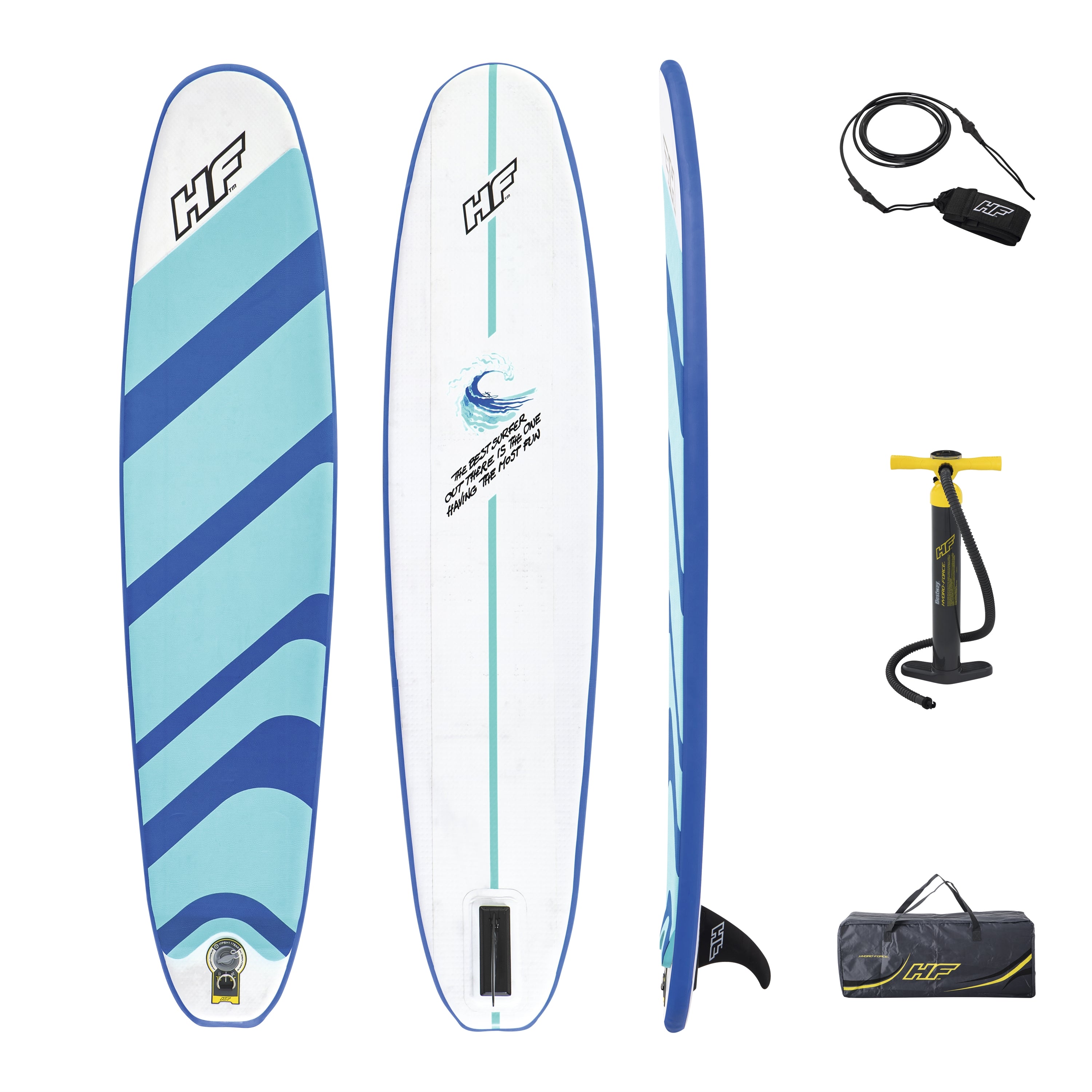 2.43m X 57cm X 7cm Compact Surf Board 8'