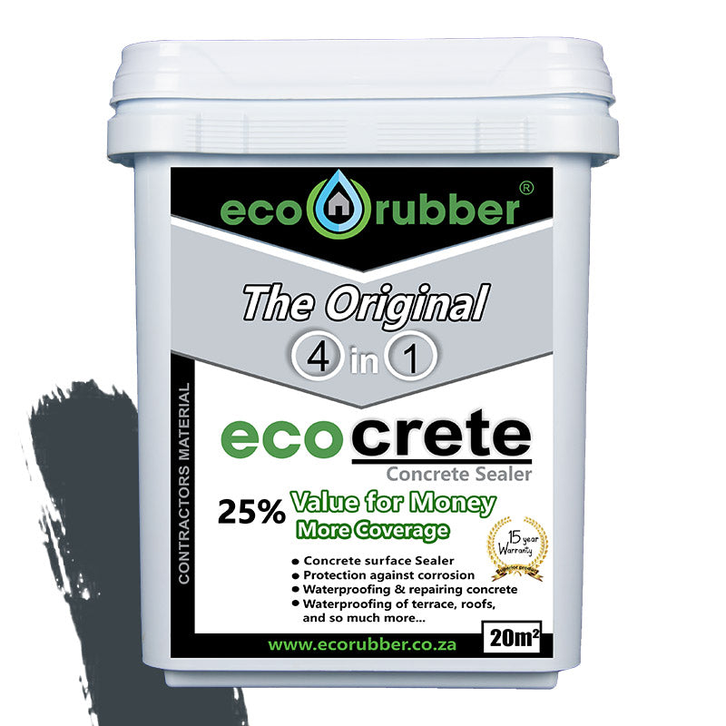 Eco Rubber Eco Crete 20 Kg Charcoal
