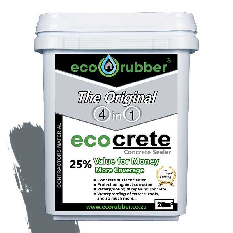 Eco Rubber Eco Crete 20 Kg Dark Grey