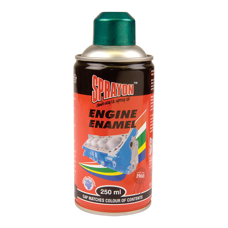 Sprayon Engine Enamel Spray Metallic Green 250 Ml