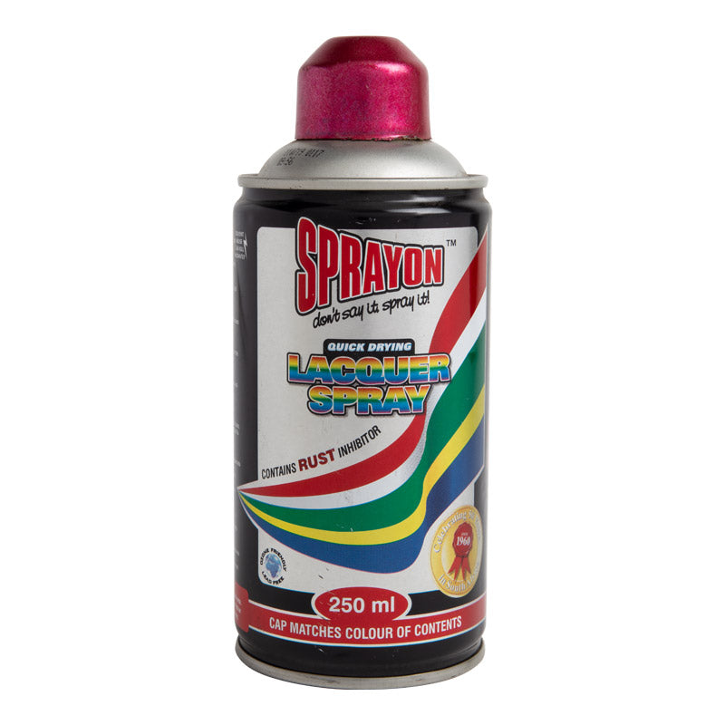 Sprayon Metallic Spray Paint Red 250 Ml