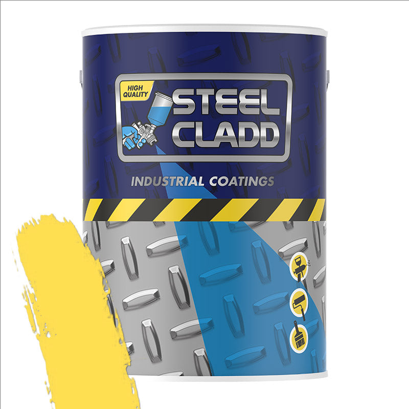 Steel Cladd Quick Dry Enamel Cat Yellow 5 L