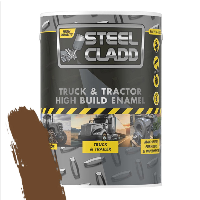 Steel Cladd Truck And Tractor Enamel Fiat Brown 5 L
