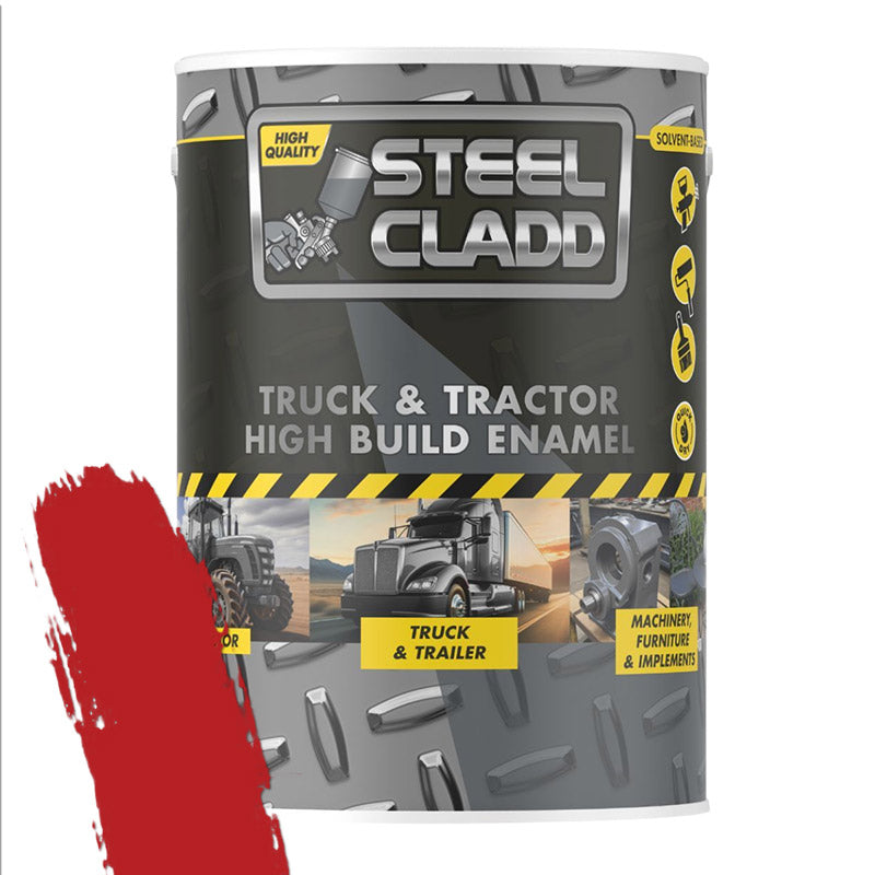 Steel Cladd Truck And Tractor Enamel Ih Red 5 L