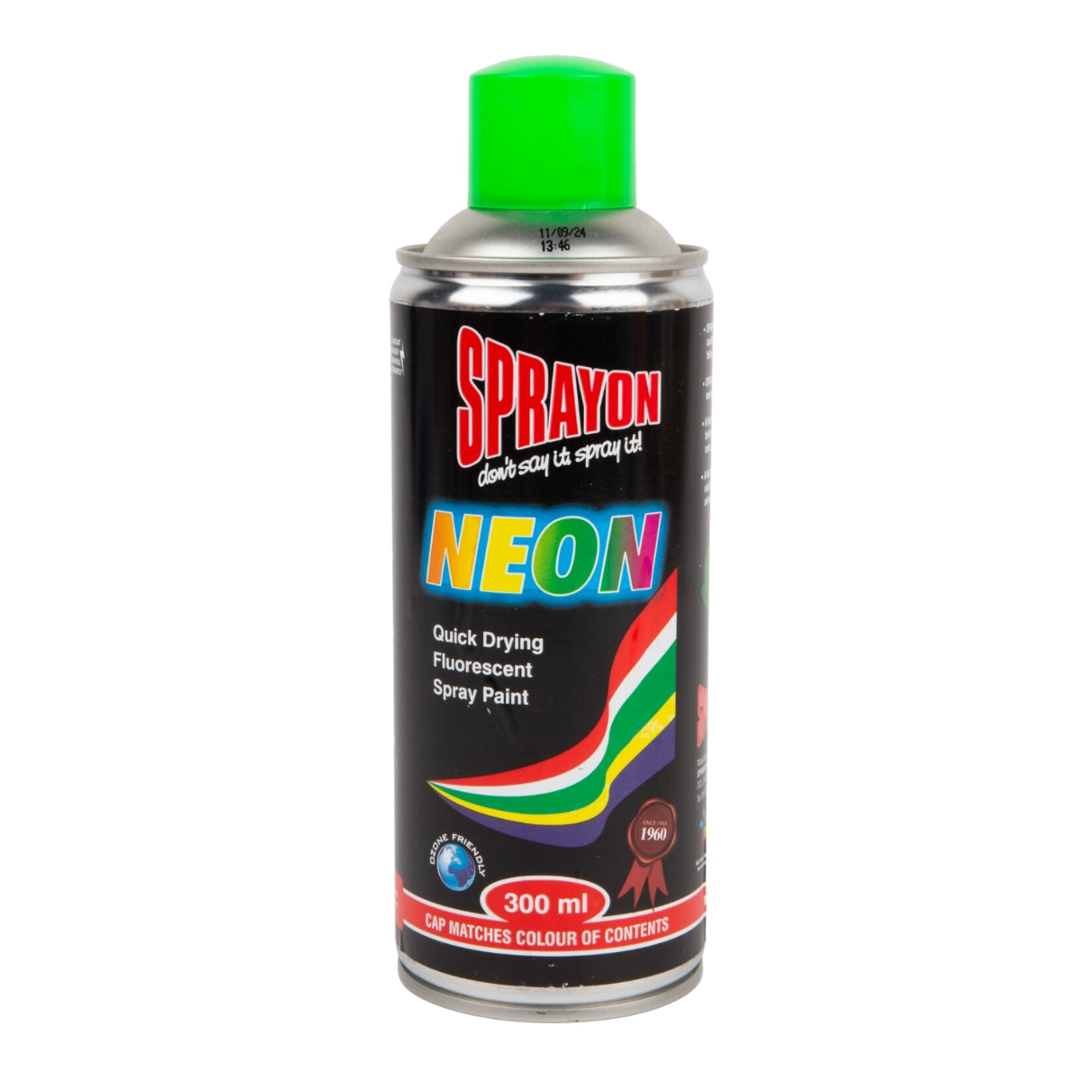 Sprayon Neon Spray Paint Green 300 Ml