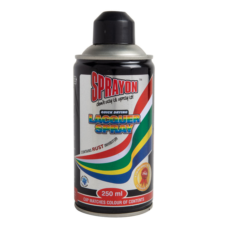 Sprayon Std Spray Paint Satin Black 250 Ml