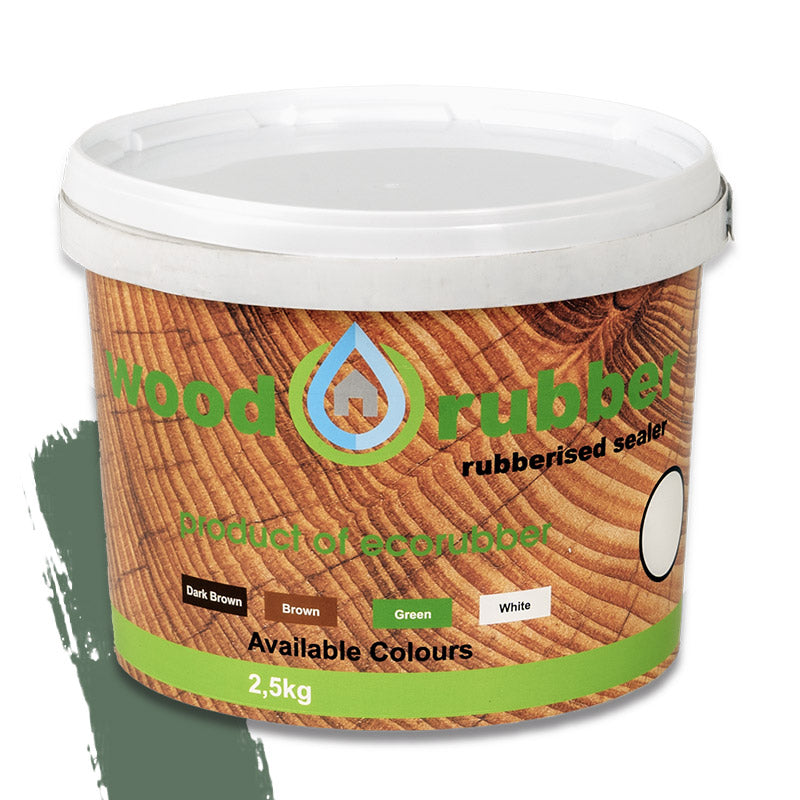Eco Rubber Wood Rubber 2.5 Kg Green