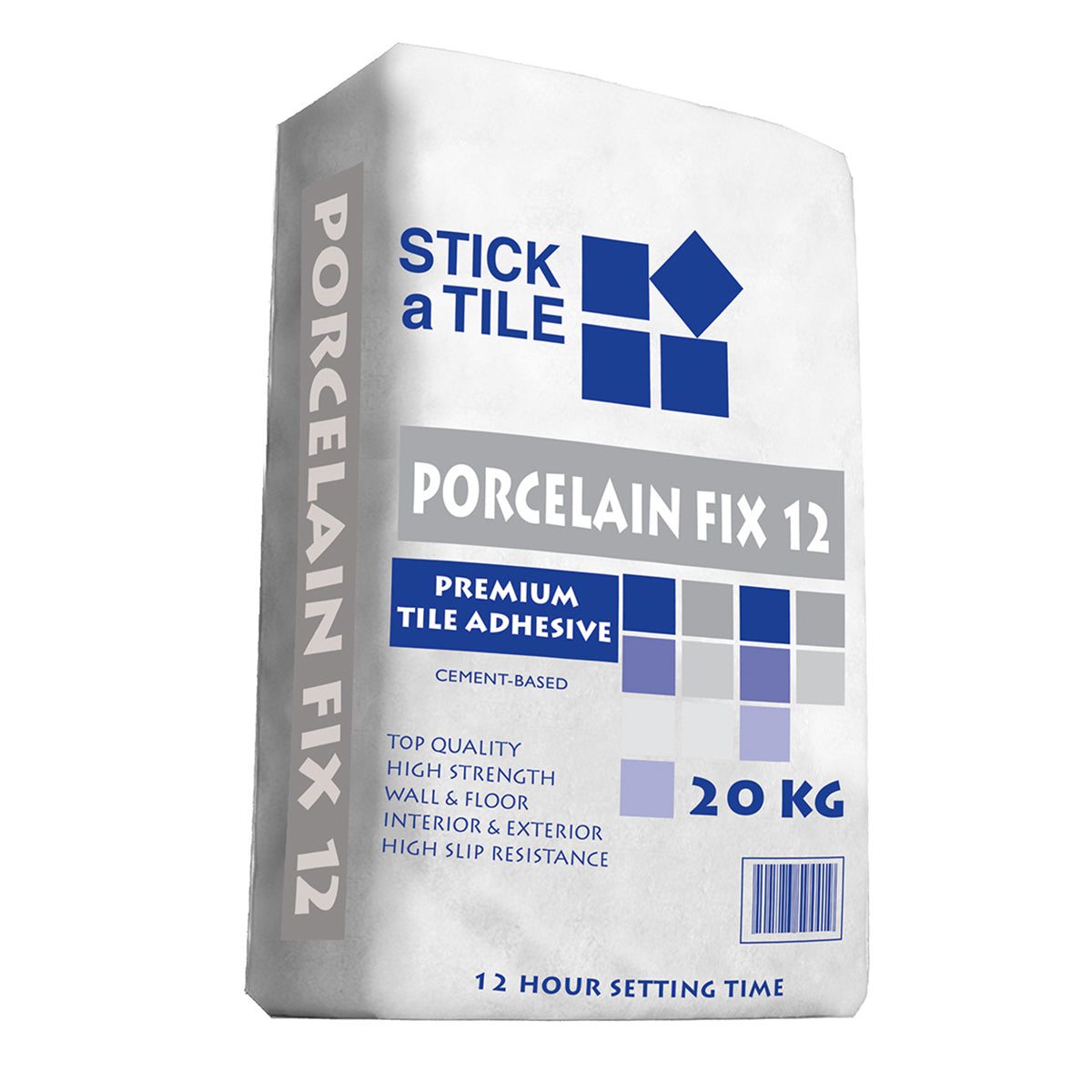 Stick A Tile Porcelain Fix 12 Hr Adhesive 20 Kg