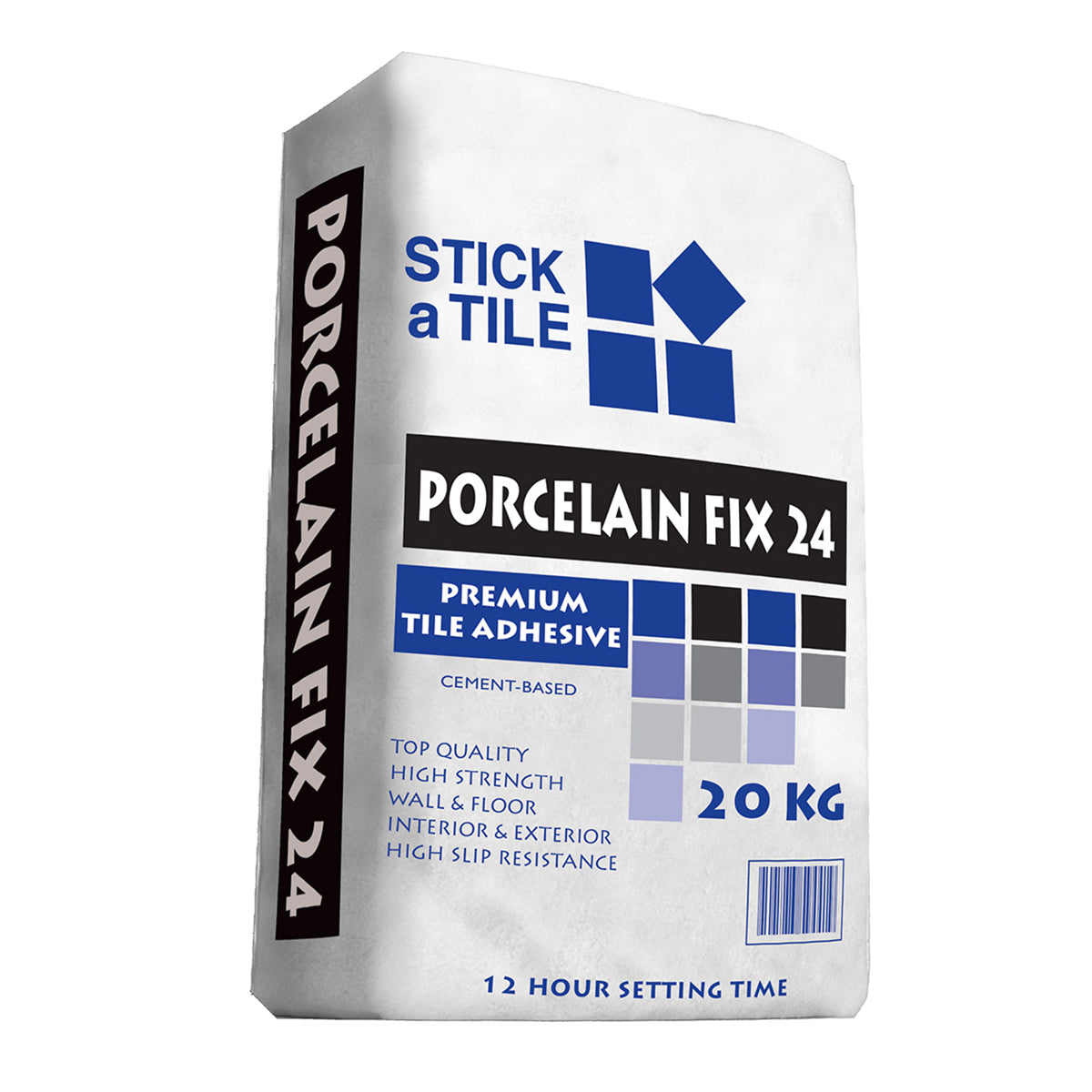 Stick A Tile Porcelain Fix 24 Hr Adhesive 20 Kg