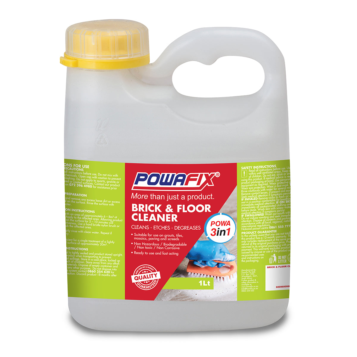 Powafix Brick & Floor Cleaner Non Corrosive 1 L