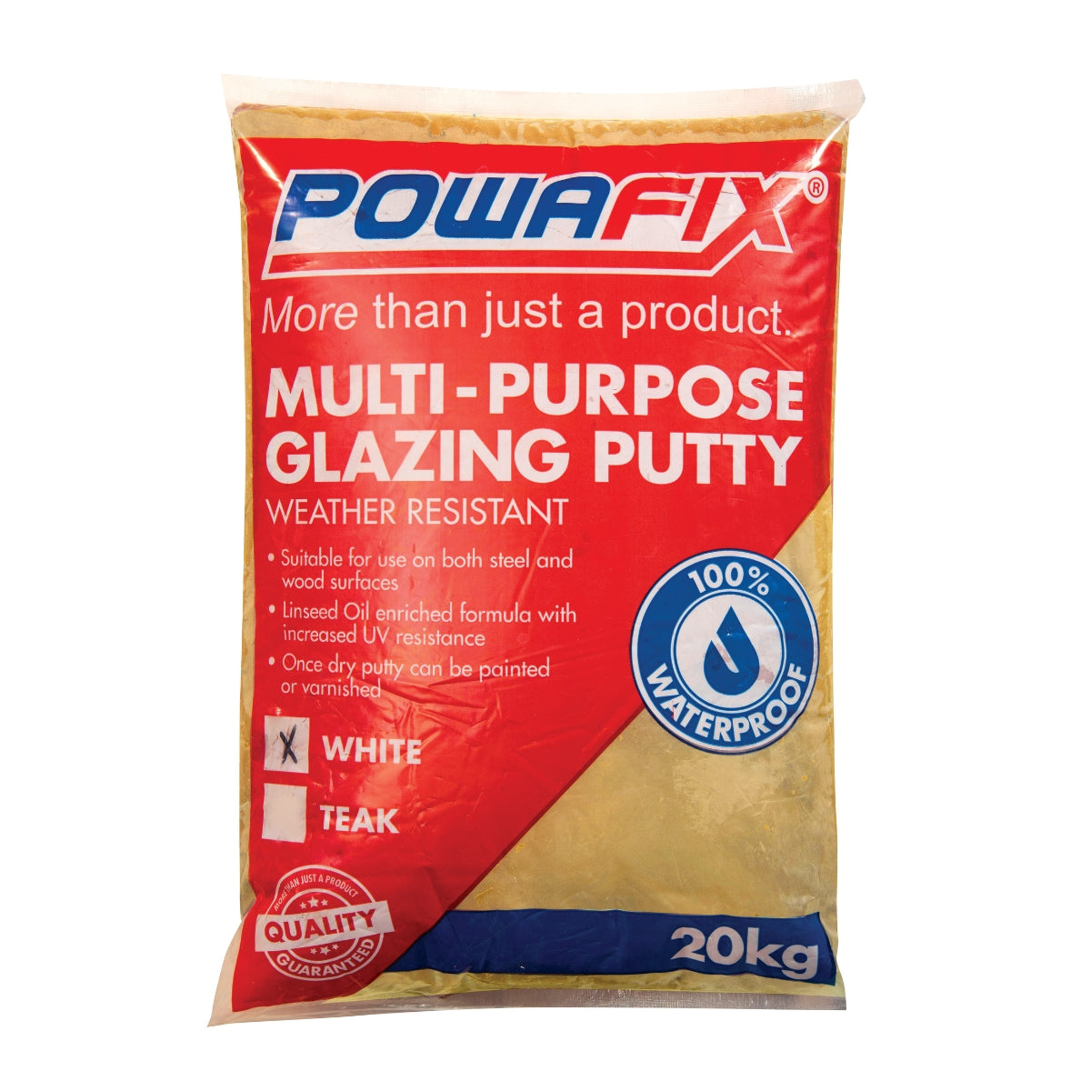 Powafix Multi Purpose Putty White 20 Kg