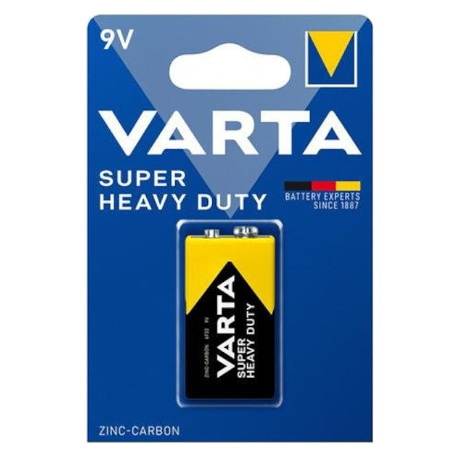 Super Heavy Duty Zinc Carbon 9 V Pp3 Battery 6 F22 Hd/1 B