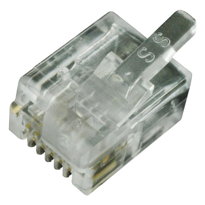 Rj12 Plug 2 Prong 6 P6 C Dec Type Stranded P66 Fe03 V2 Dec