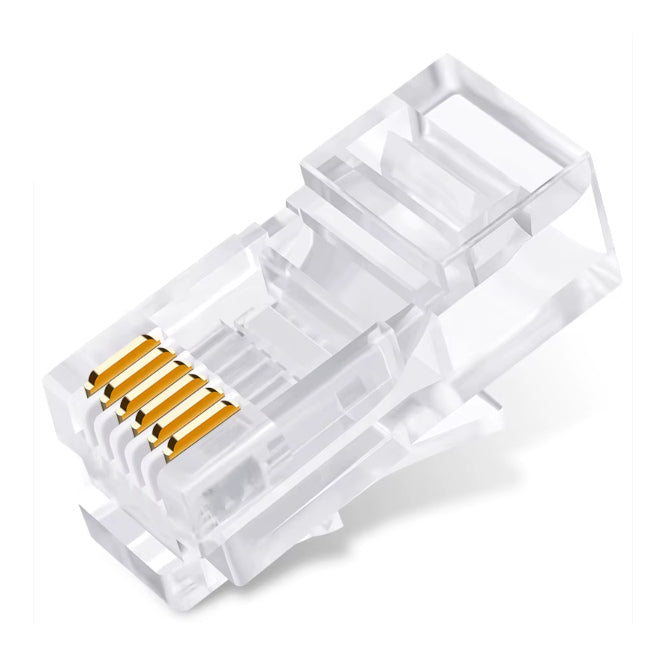 Rj12 Plug 6 P6 C Longbody 2 Prong Mp6 P6 C