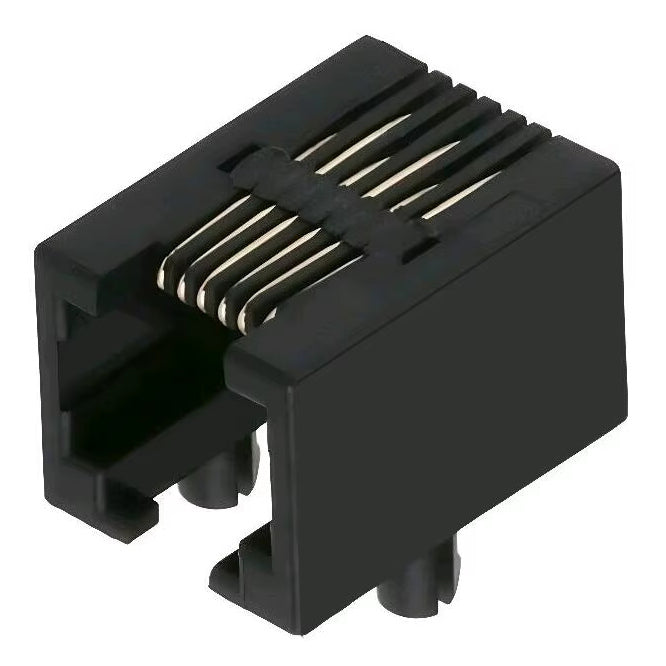 Rj12 Socket 6 P6 C R/A Low Profile 6 W6 Pfprl