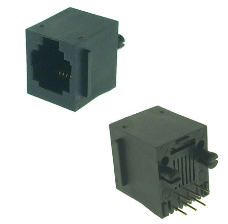 Mod Socket Rj12 Pcb Str 6 Contact 6 W6 Pfps