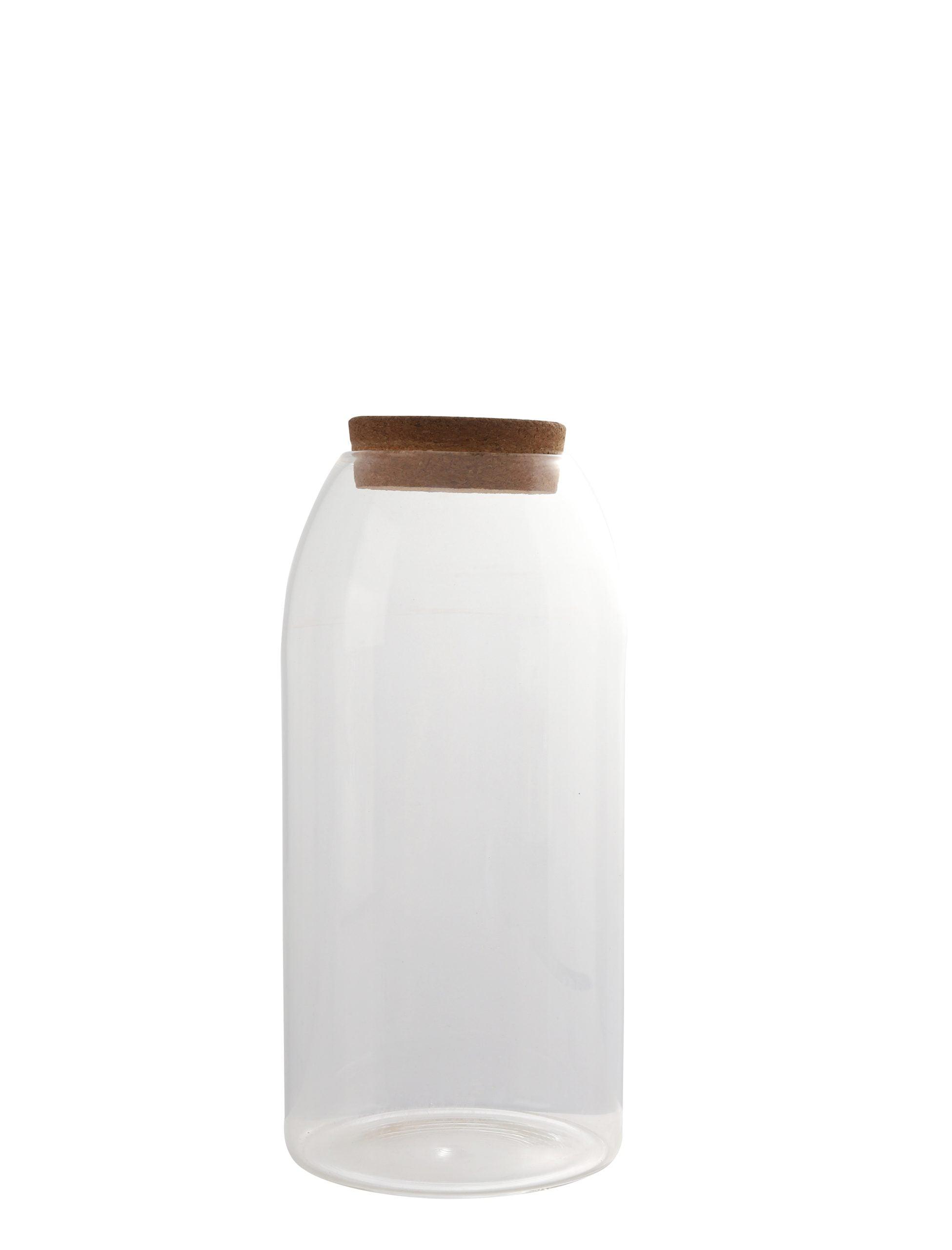 Sk7010 Storage Jar 1100 Ml Cork - Livestainable.co.za