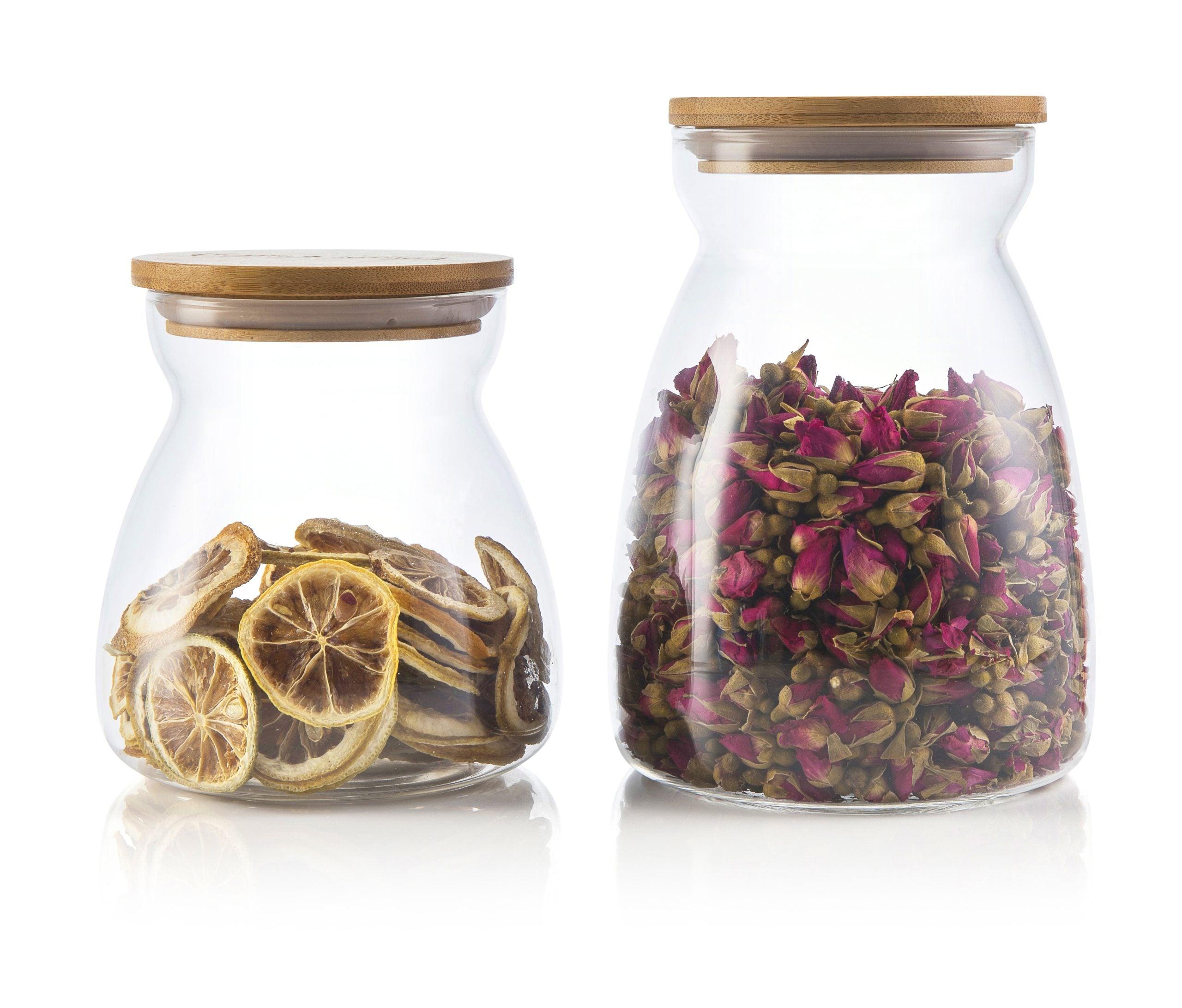 Sk7129 Storage Jar 1000 Ml Bamb - Livestainable.co.za