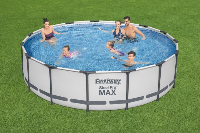 Bestway 4.57m X 1.07m Steel Pro Max Pool Set 14,970 L (With 1.07m Ladder)