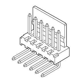 Header Sil R/A 5 P 2.54mm F/L On Top W2542 Rv 05