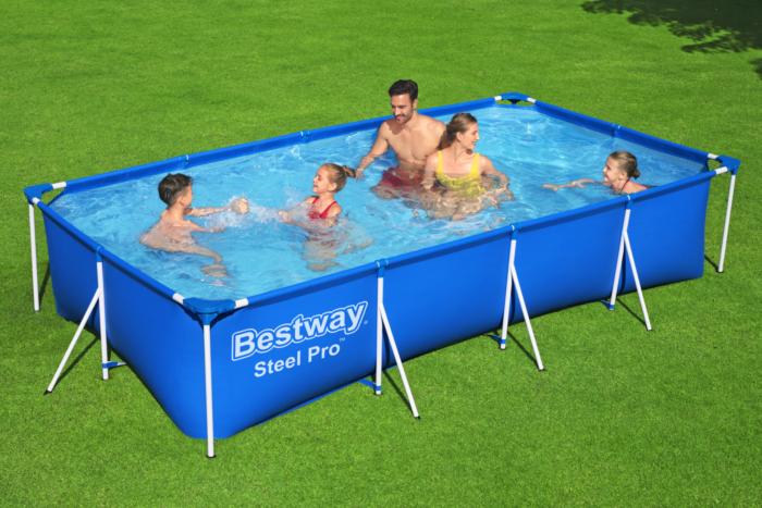 Bestway 400cm X 211cm X 81cm Steel Pro Frame Pool Set 5,700 L