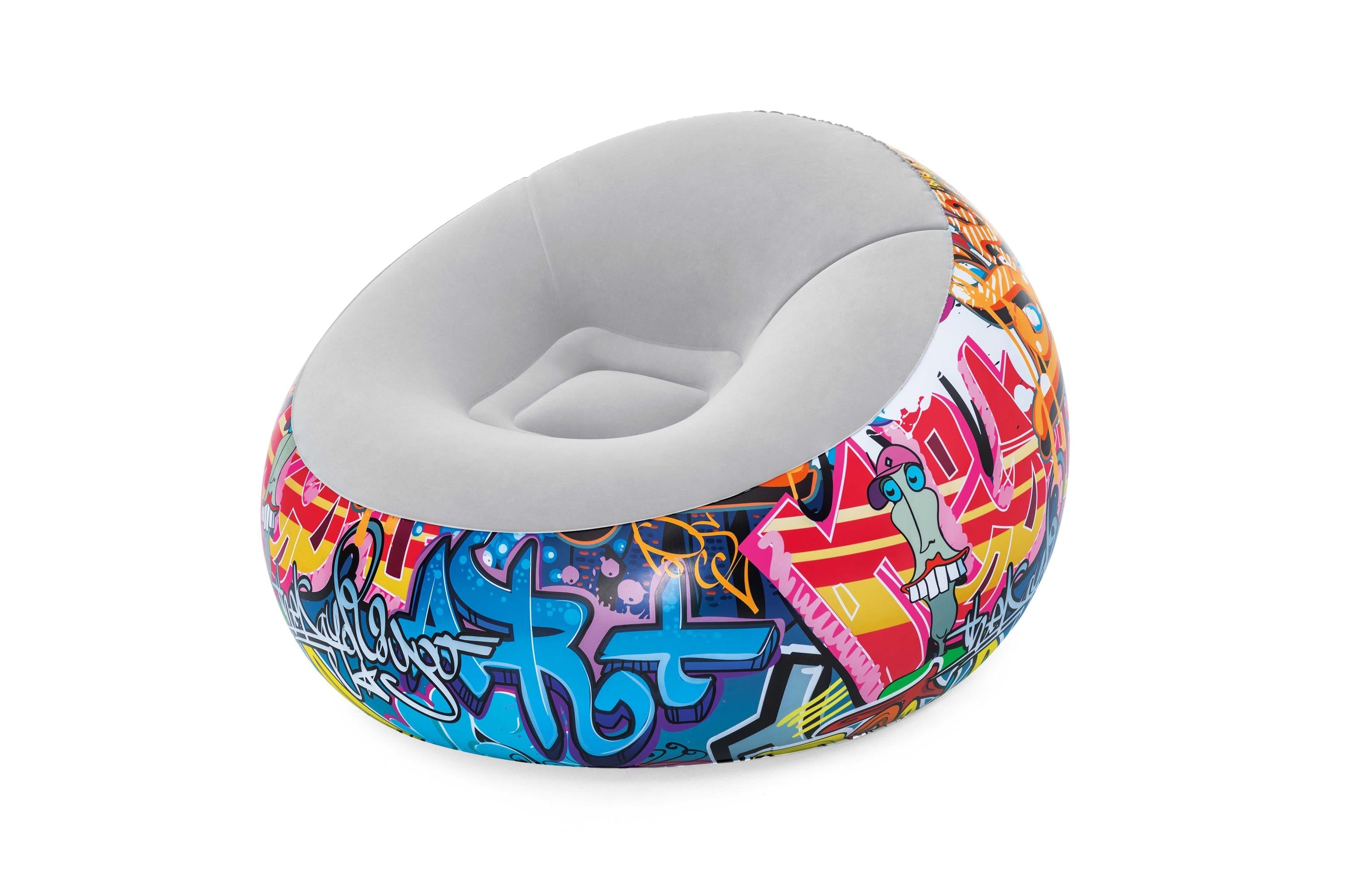 Bestway 1.12m X 1.12m X 66cm Graffiti Inflate A Chair