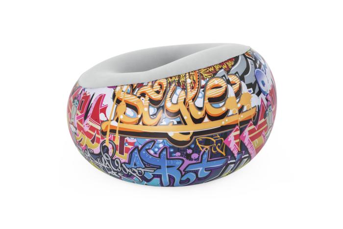 Bestway Bestway 1.12m X 1.12m X 66cm Graffiti Inflate A Chair