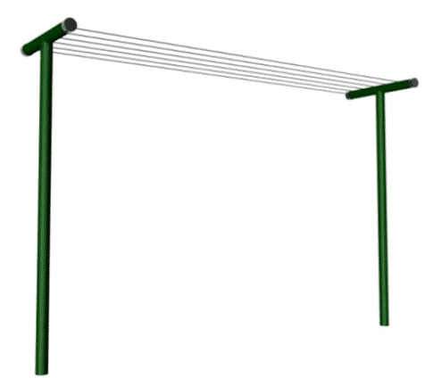 Retractaline T - Post Clothesline - Livestainable.co.za