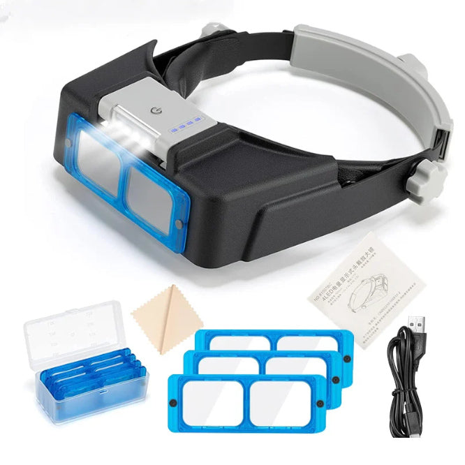 Head Mount Magnifier 1.5 X To 3.5 X 81007 Bc