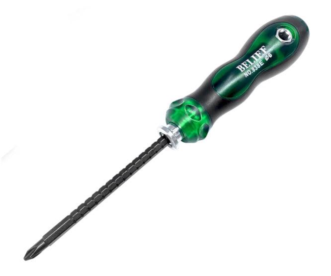 Dual Screwdriver Star 2 Flat 5.5mm 125mm Handle 838 J S - Livestainable.co.za