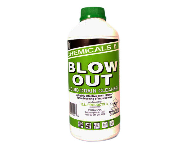 Blowout Drain Cleaner Acid Base 1 L