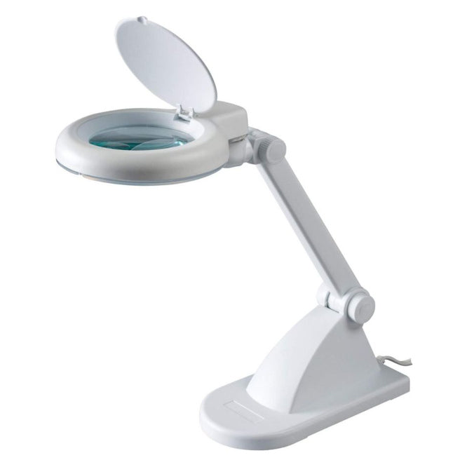 Magnifier Desk Lamp X3x8 60 Leds 110 Vac/220 Vac 8611 Al Wt Eu