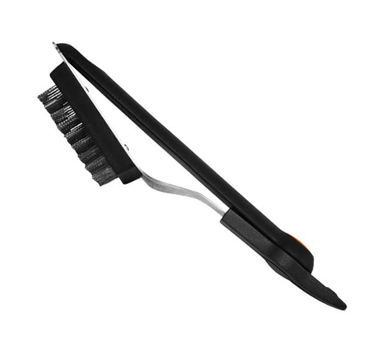 ALVA - FOLDING GRILL BRUSH W/ ADDITIONAL HEAD