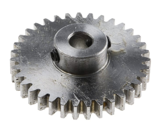 35 Teeth Steel Spur Gear 1 Module 6mm Bore P=35mm 14mm Hub 878 7910