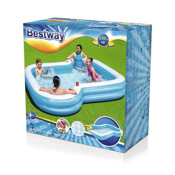 Bestway 3.05m X 2.74m X 46cm Sunsational Family Pool 1,207 L