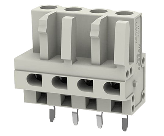 Terminal Block Socket Str In Line 4 Pin 7.5 Pluggable 8 Edgd 7.5 04 P 11 01 Ah